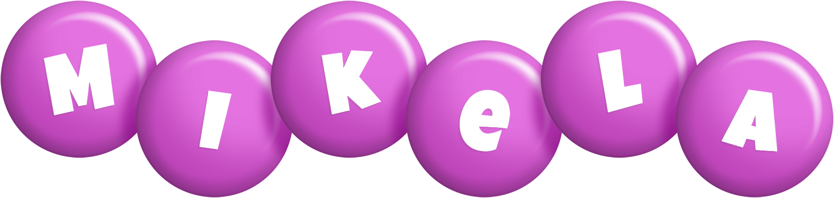 Mikela candy-purple logo