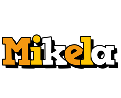 Mikela cartoon logo