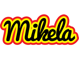 Mikela flaming logo