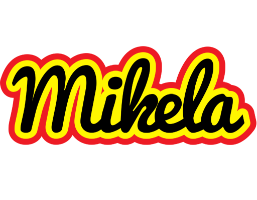 Mikela flaming logo