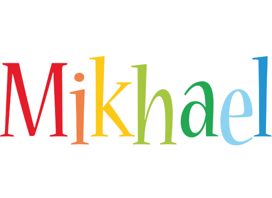 Mikhael birthday logo