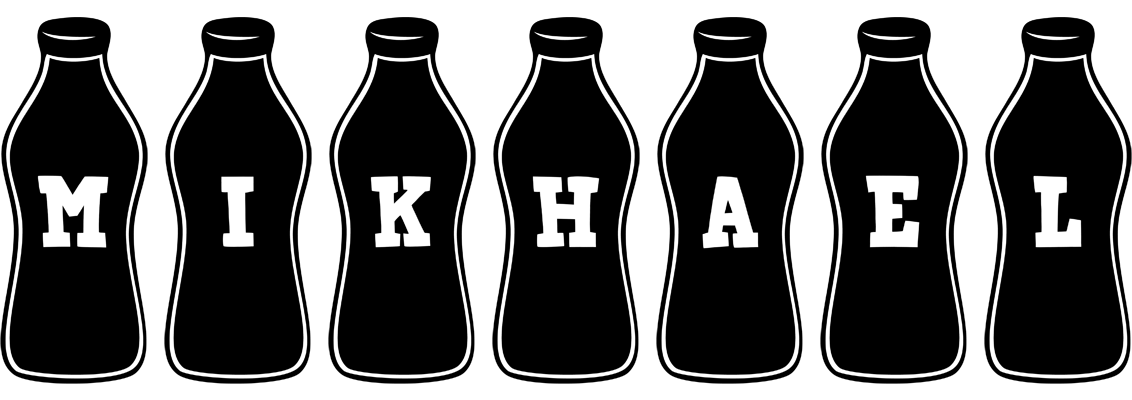 Mikhael bottle logo