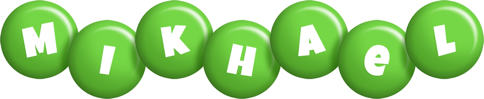 Mikhael candy-green logo