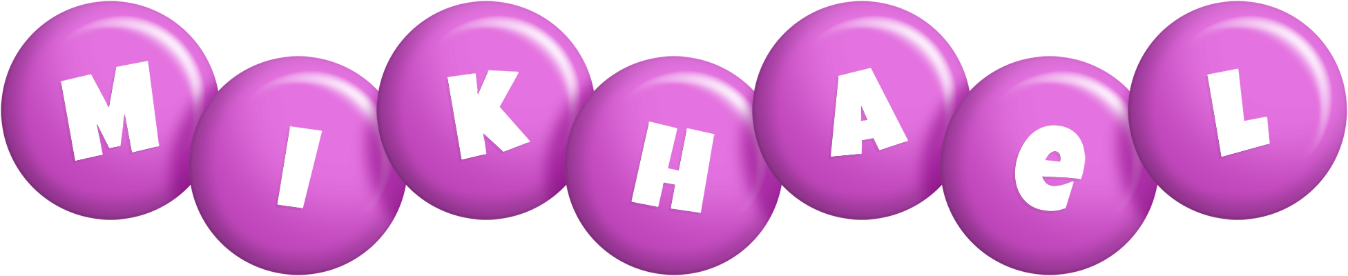 Mikhael candy-purple logo