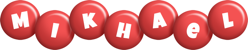 Mikhael candy-red logo