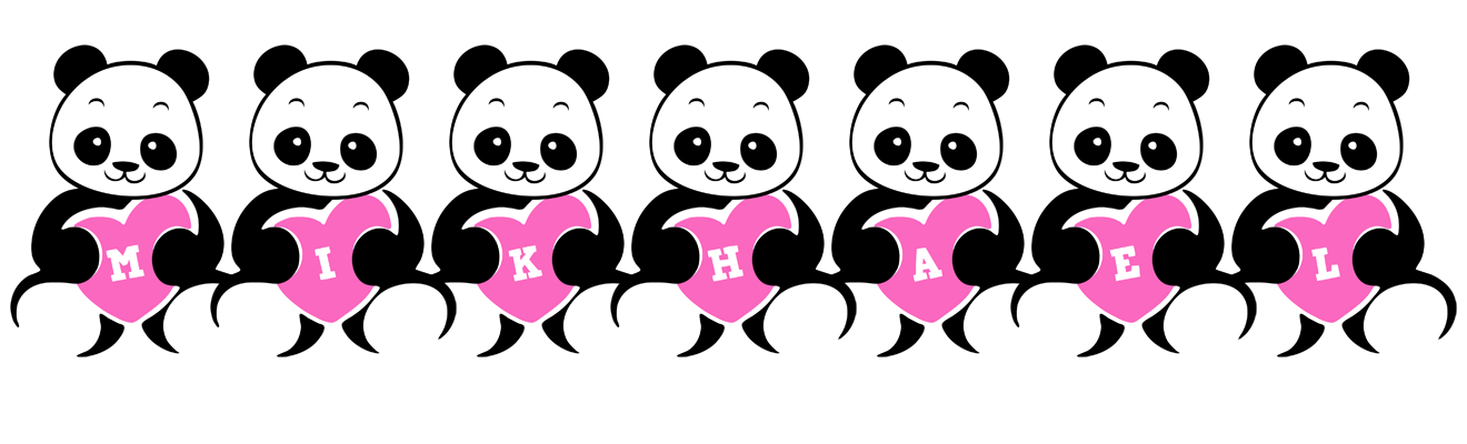 Mikhael love-panda logo