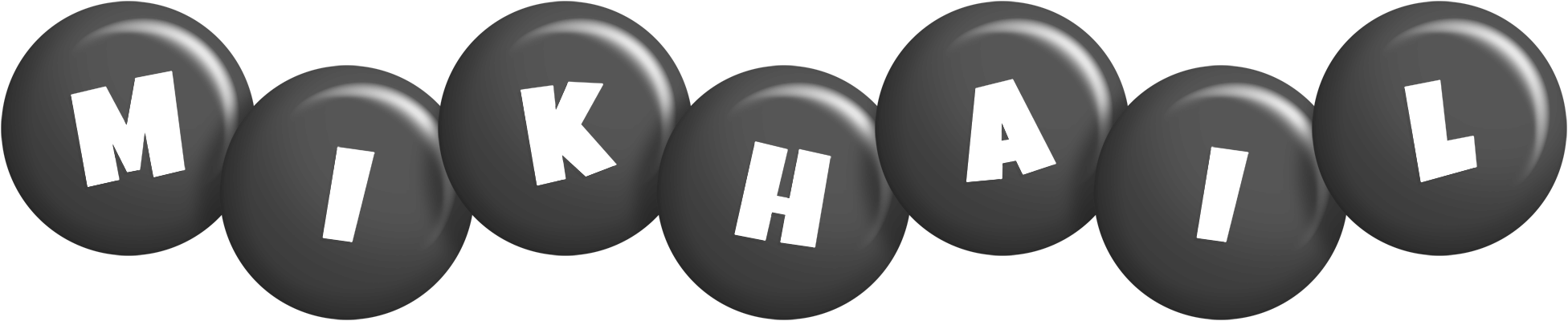 Mikhail candy-black logo