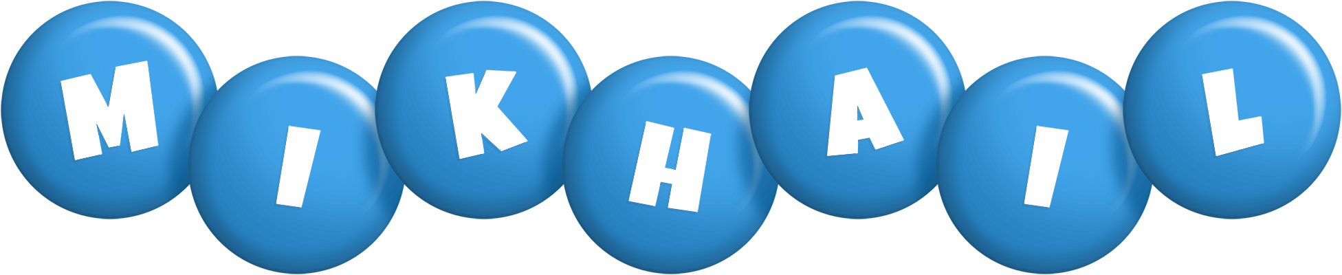 Mikhail candy-blue logo