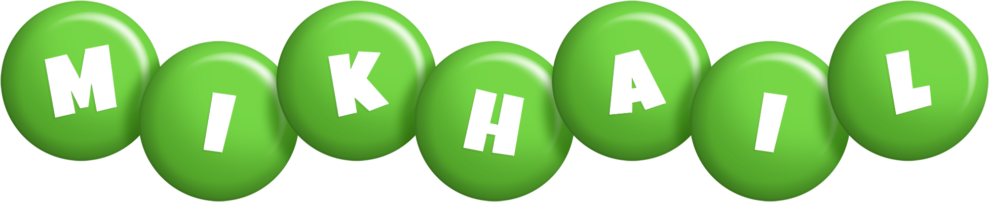 Mikhail candy-green logo