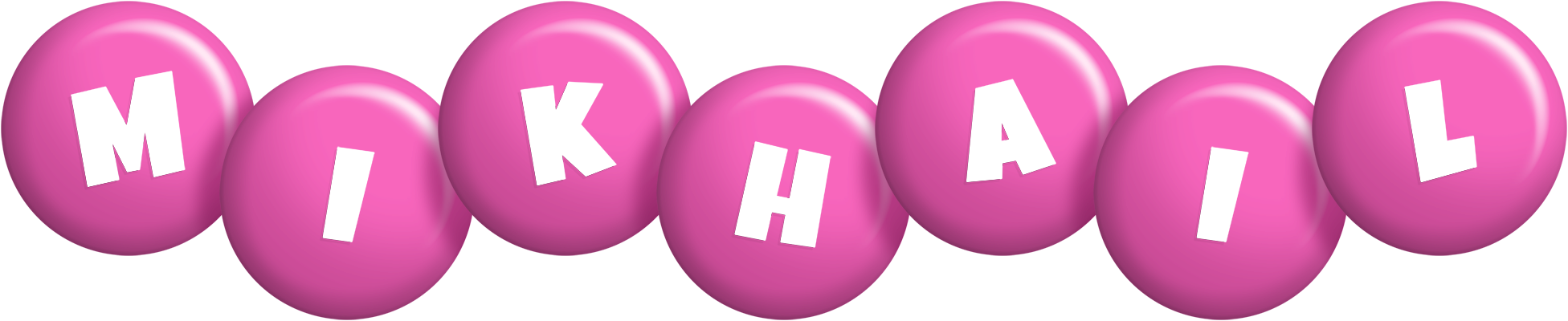 Mikhail candy-pink logo