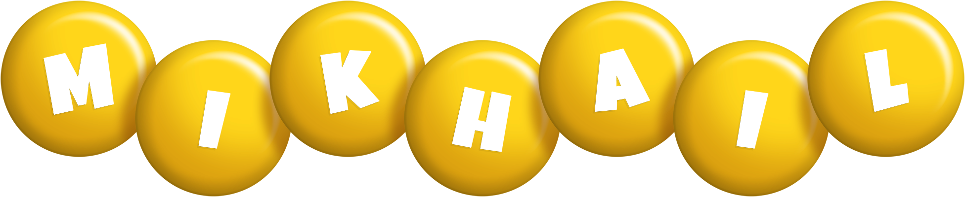 Mikhail candy-yellow logo