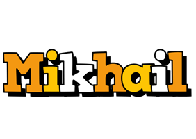 Mikhail cartoon logo