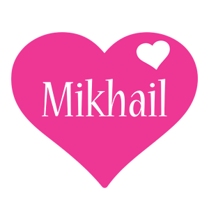 Mikhail love-heart logo