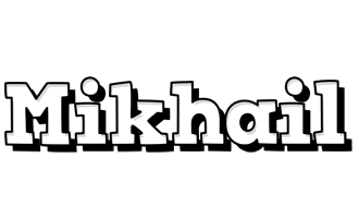 Mikhail snowing logo