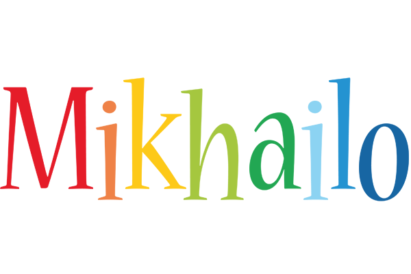 Mikhailo birthday logo
