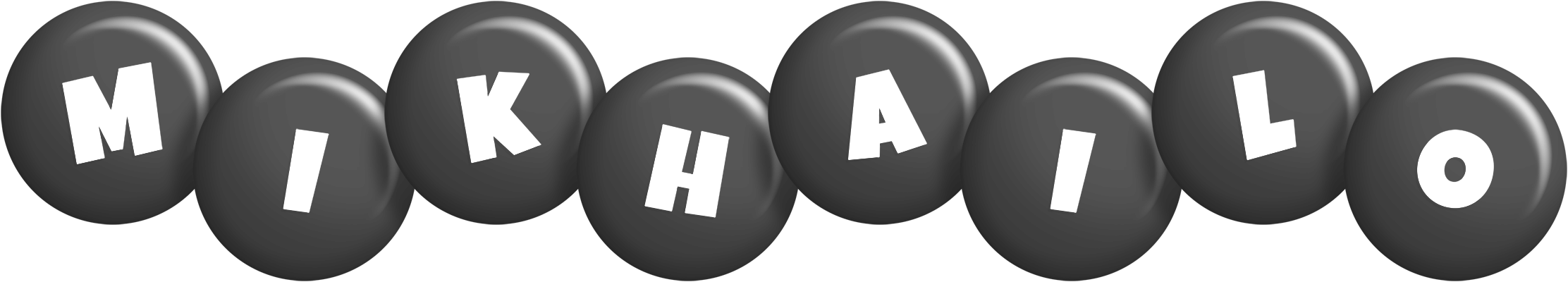 Mikhailo candy-black logo