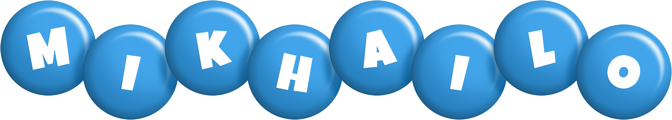 Mikhailo candy-blue logo
