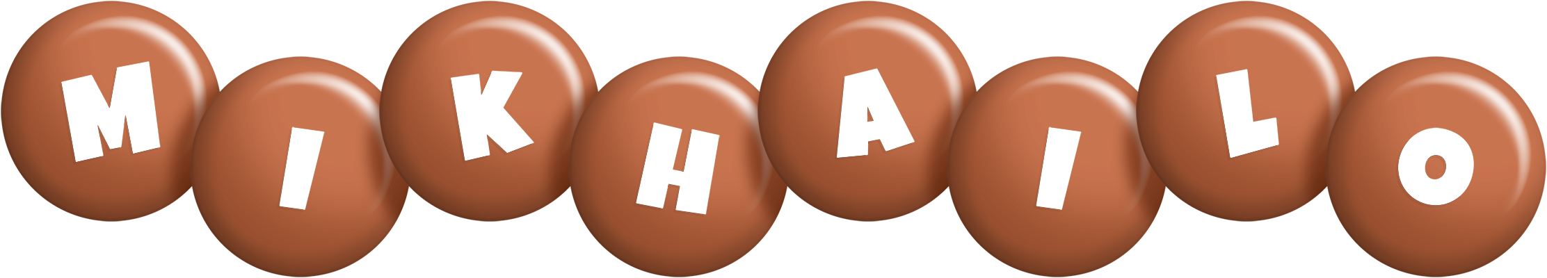 Mikhailo candy-brown logo