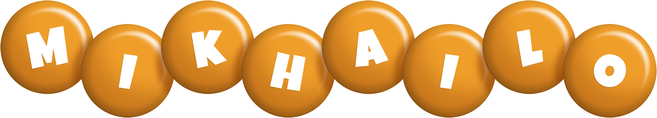 Mikhailo candy-orange logo