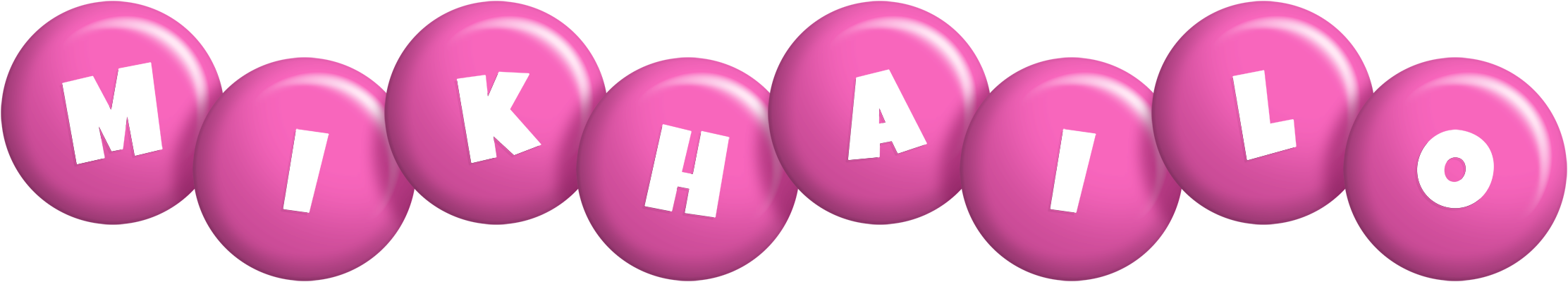 Mikhailo candy-pink logo