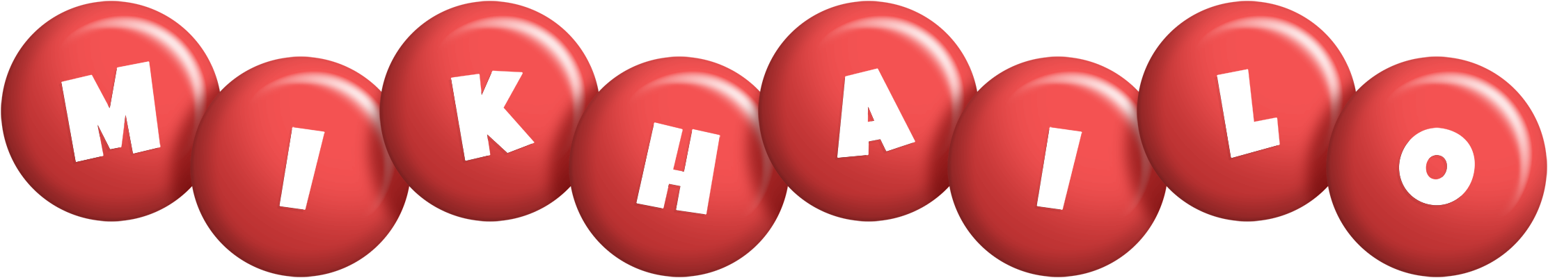 Mikhailo candy-red logo