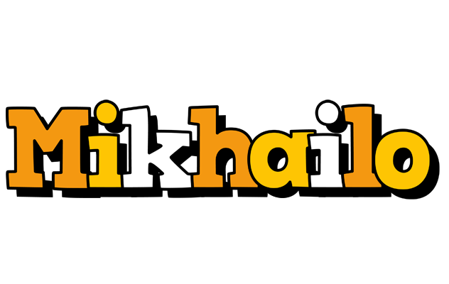 Mikhailo cartoon logo