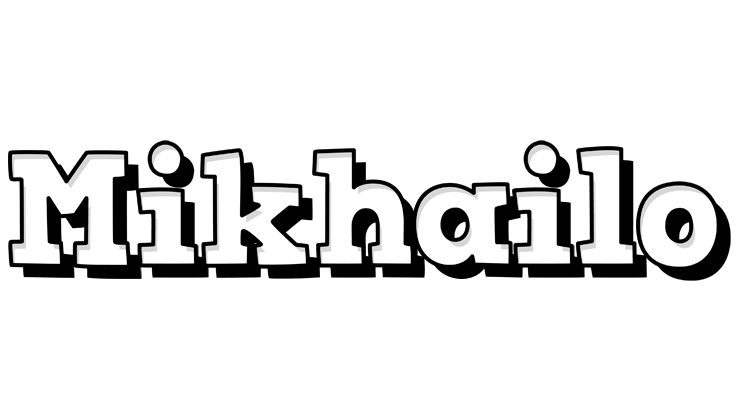 Mikhailo snowing logo
