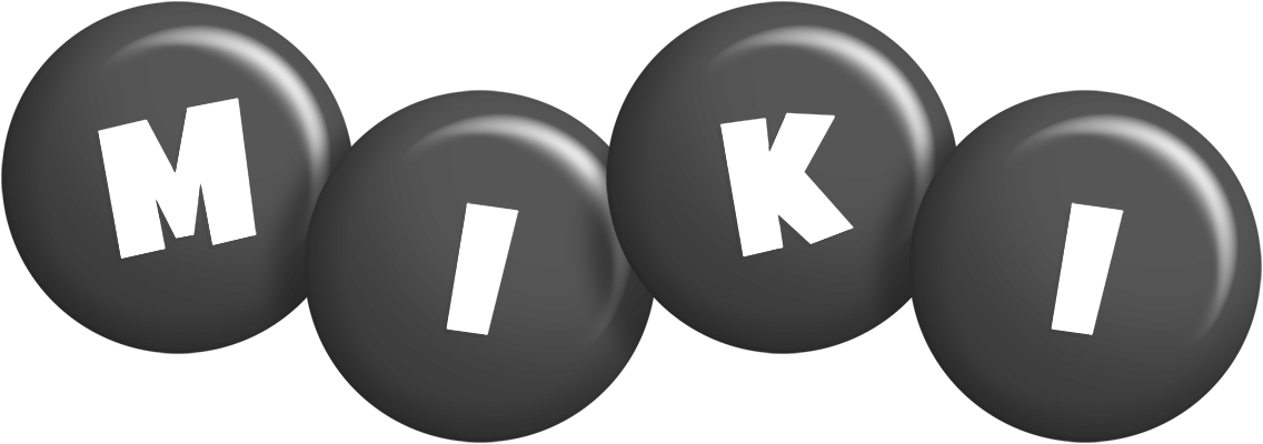 Miki candy-black logo