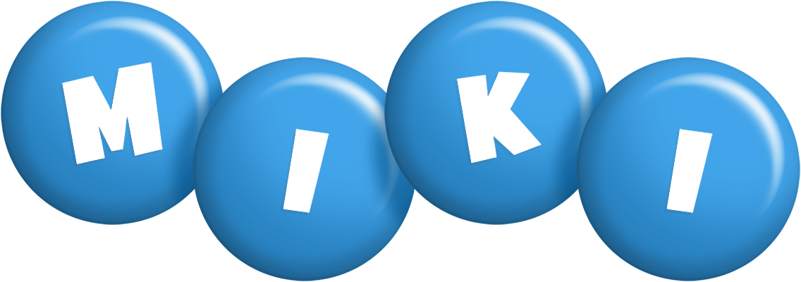 Miki candy-blue logo