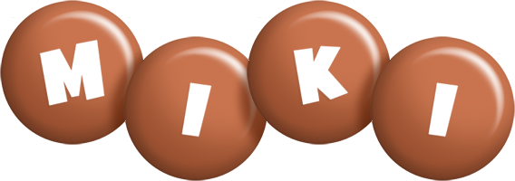 Miki candy-brown logo