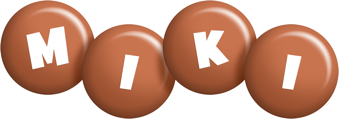 Miki candy-brown logo