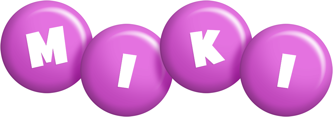 Miki candy-purple logo