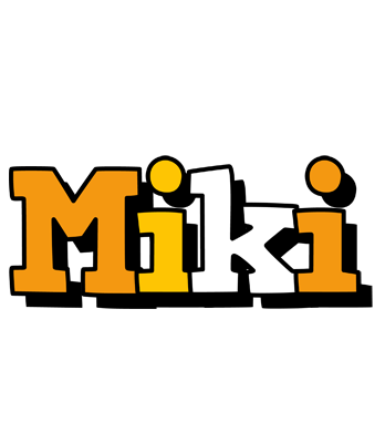 Miki cartoon logo