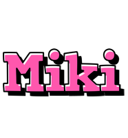 Miki girlish logo