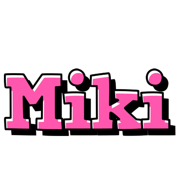 Miki girlish logo