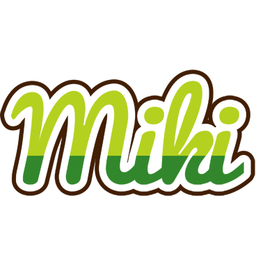 Miki golfing logo