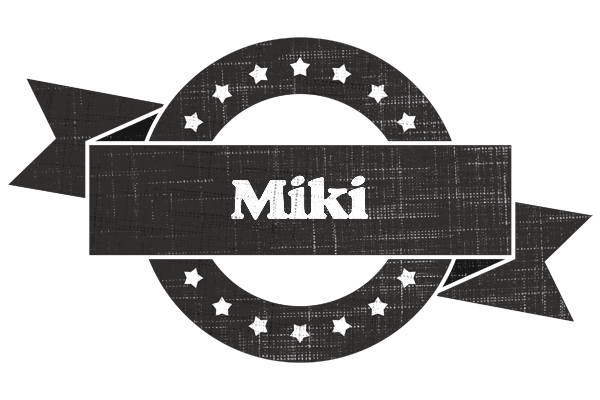 Miki grunge logo