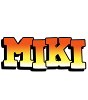 Miki sunset logo