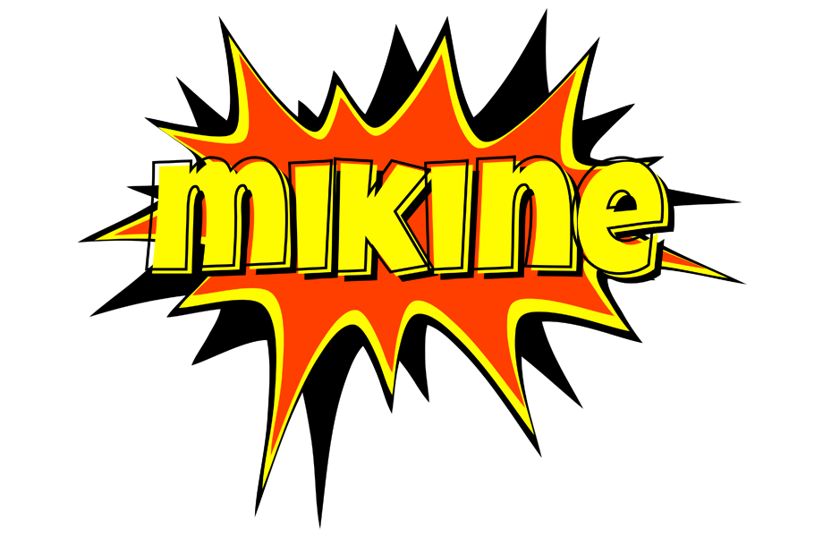 Mikine bazinga logo