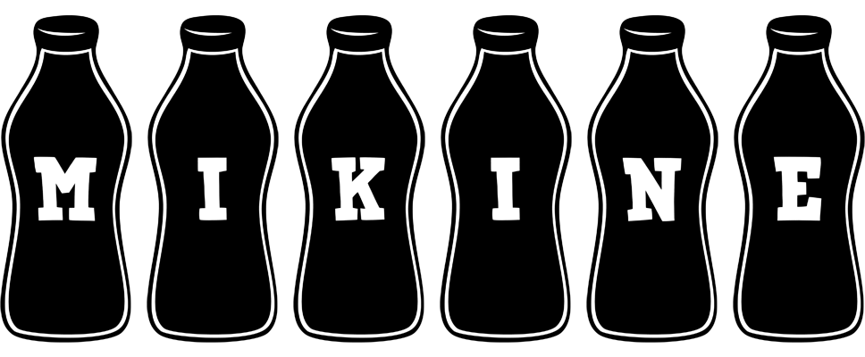 Mikine bottle logo