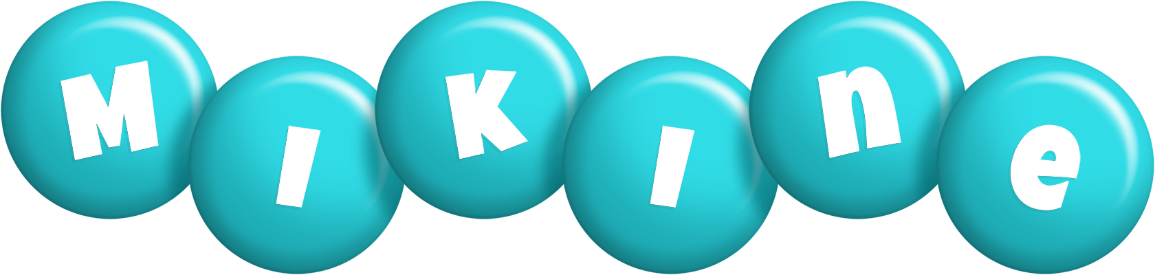 Mikine candy-azur logo