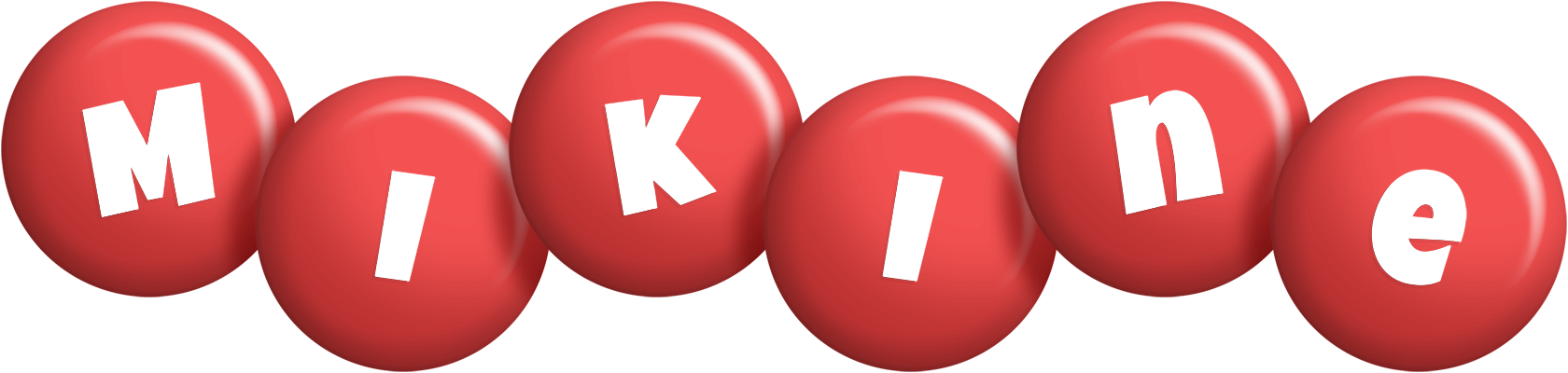 Mikine candy-red logo