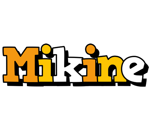 Mikine cartoon logo