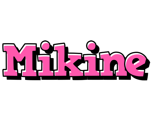 Mikine girlish logo