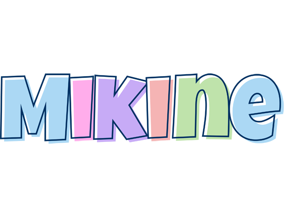 Mikine pastel logo