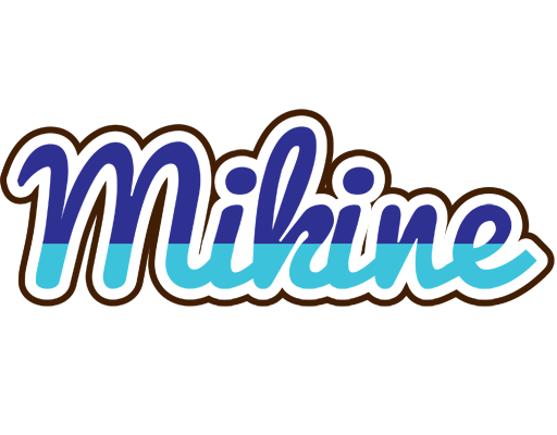 Mikine raining logo
