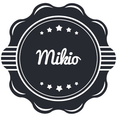 Mikio badge logo