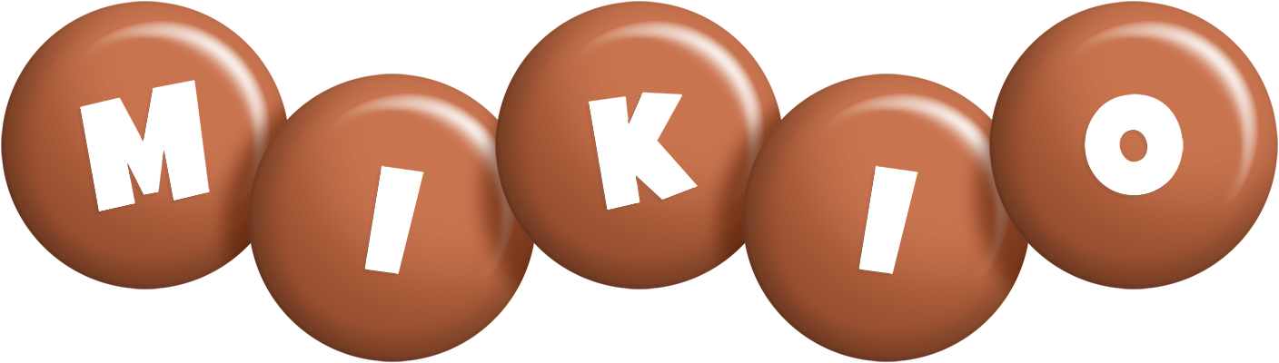 Mikio candy-brown logo