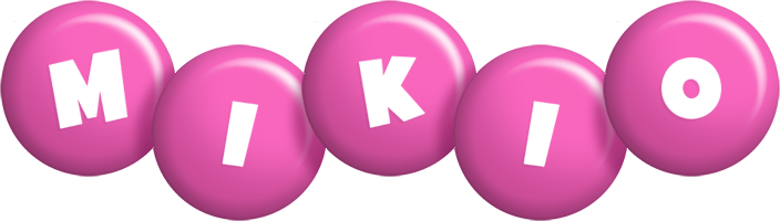 Mikio candy-pink logo