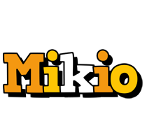 Mikio cartoon logo